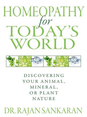 cover image of Homeopathy for Today's World